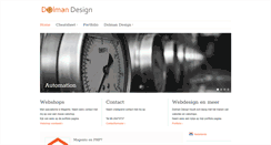 Desktop Screenshot of dolmandesign.nl